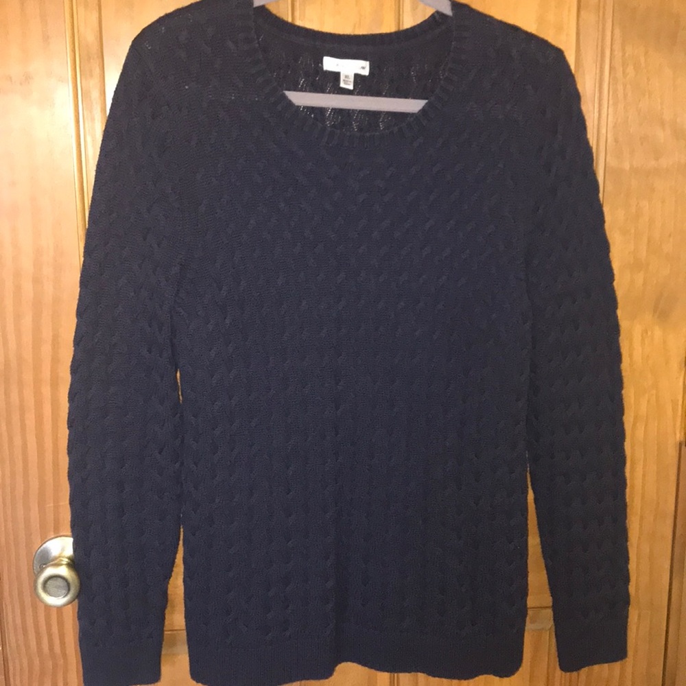 Croft & Barrow XL navy blue sweater